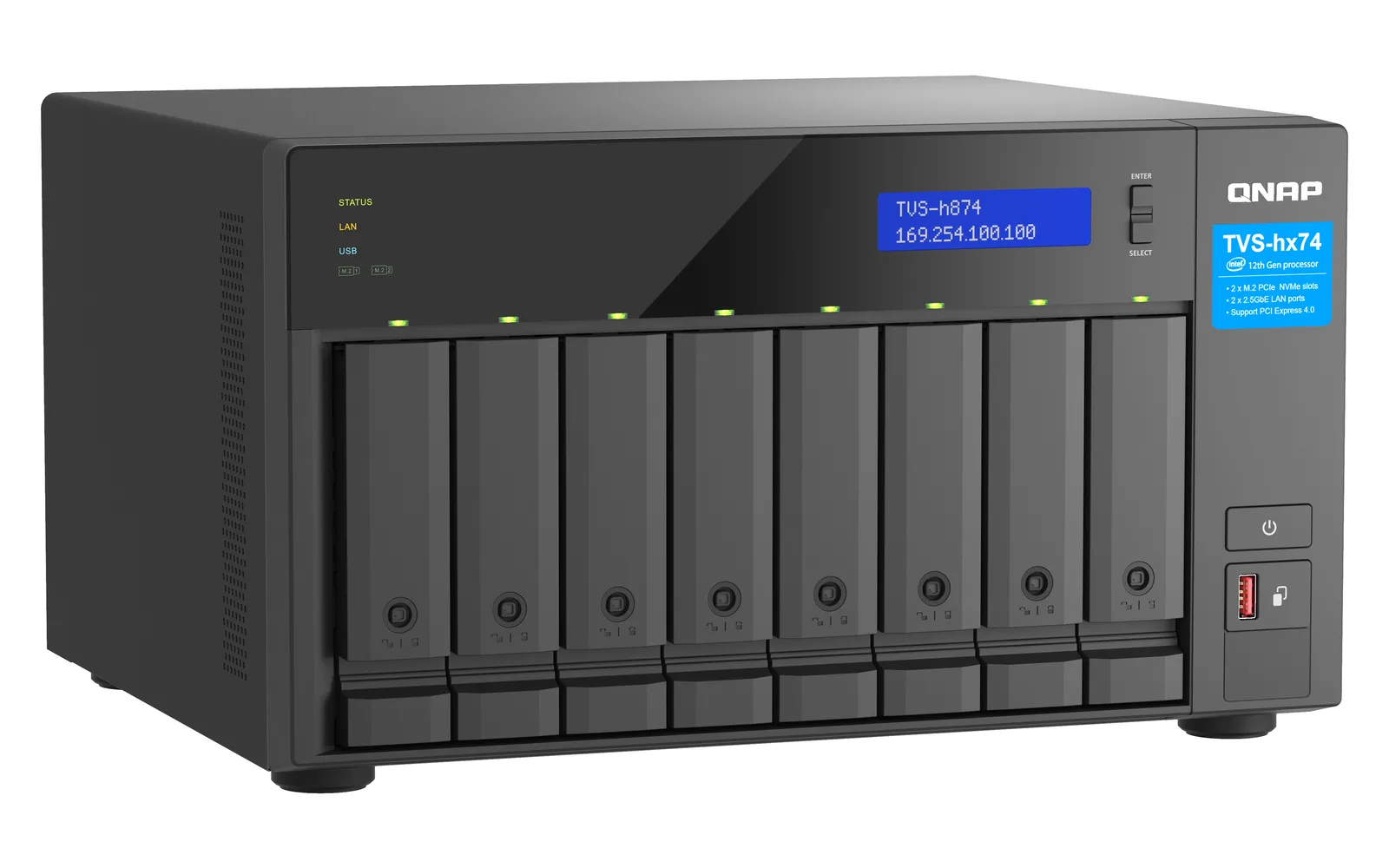 QNAP TVS-H874T-I7-32G Thumbnail 2