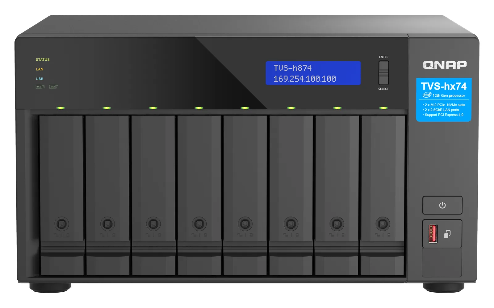 QNAP TVS-H874T-I9-64G NAS