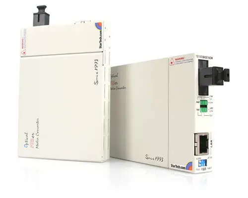 StarTech.com Ethernet Media Converter ET90110WDM