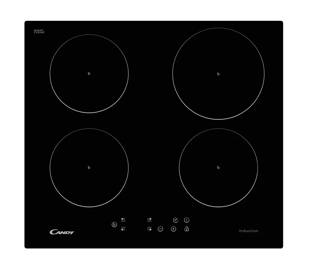Candy CI 640 CB 33801628 59 cm 4 Gözlü İndüksiyonlu Ankastre Ocak Ocaklı Fırın