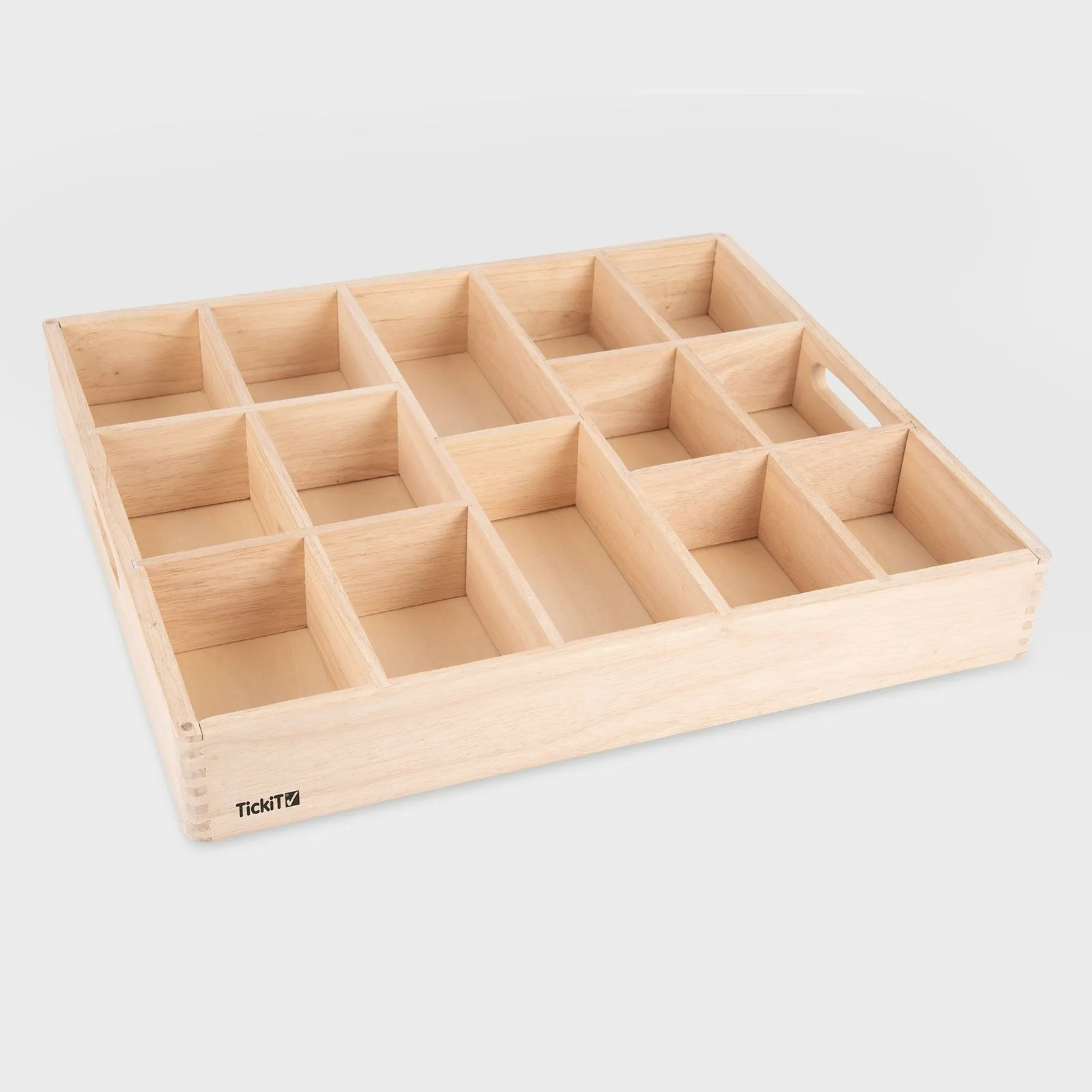 Tickit Wooden Sorting Tray - 14 Way 74053 Thumbnail 0