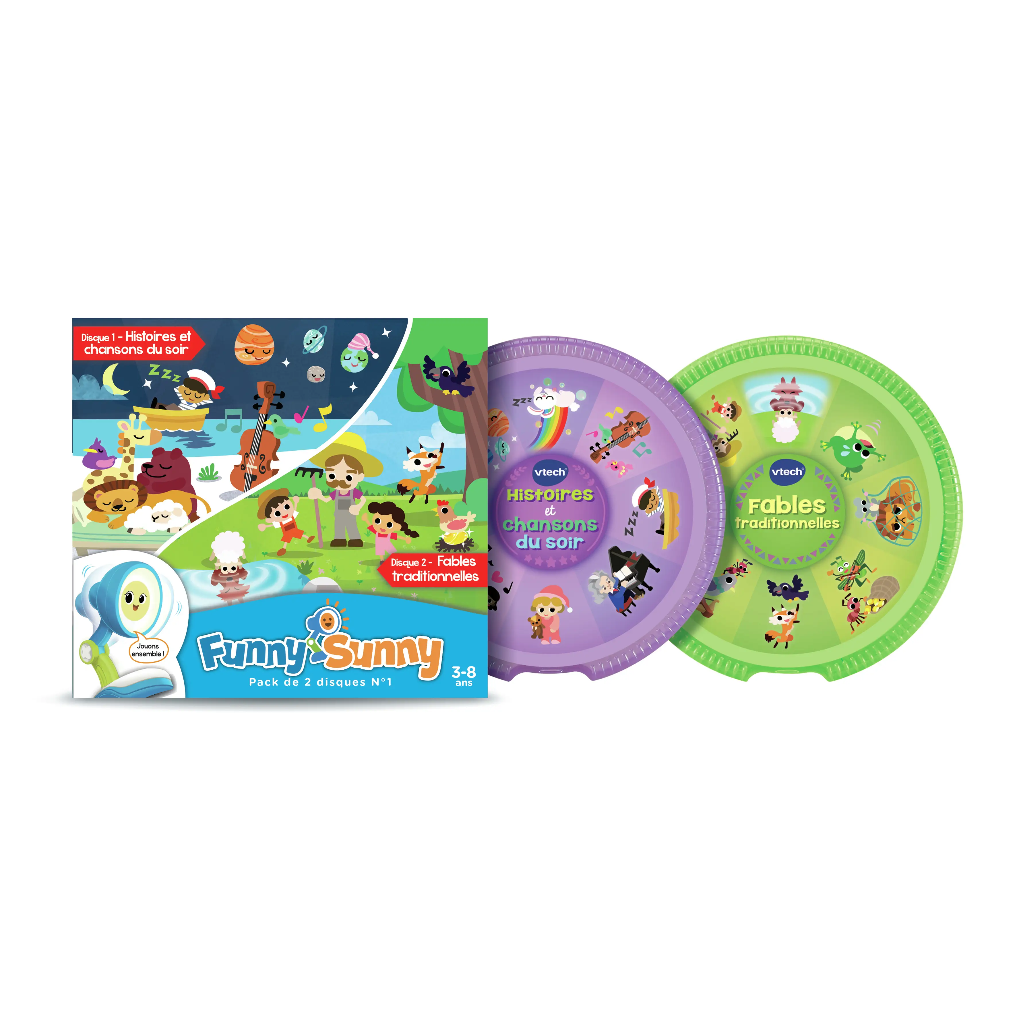 VTech PACK 2 DISQUES N°1 80-263105 Öğrenme Oyuncak Aksesuvarları