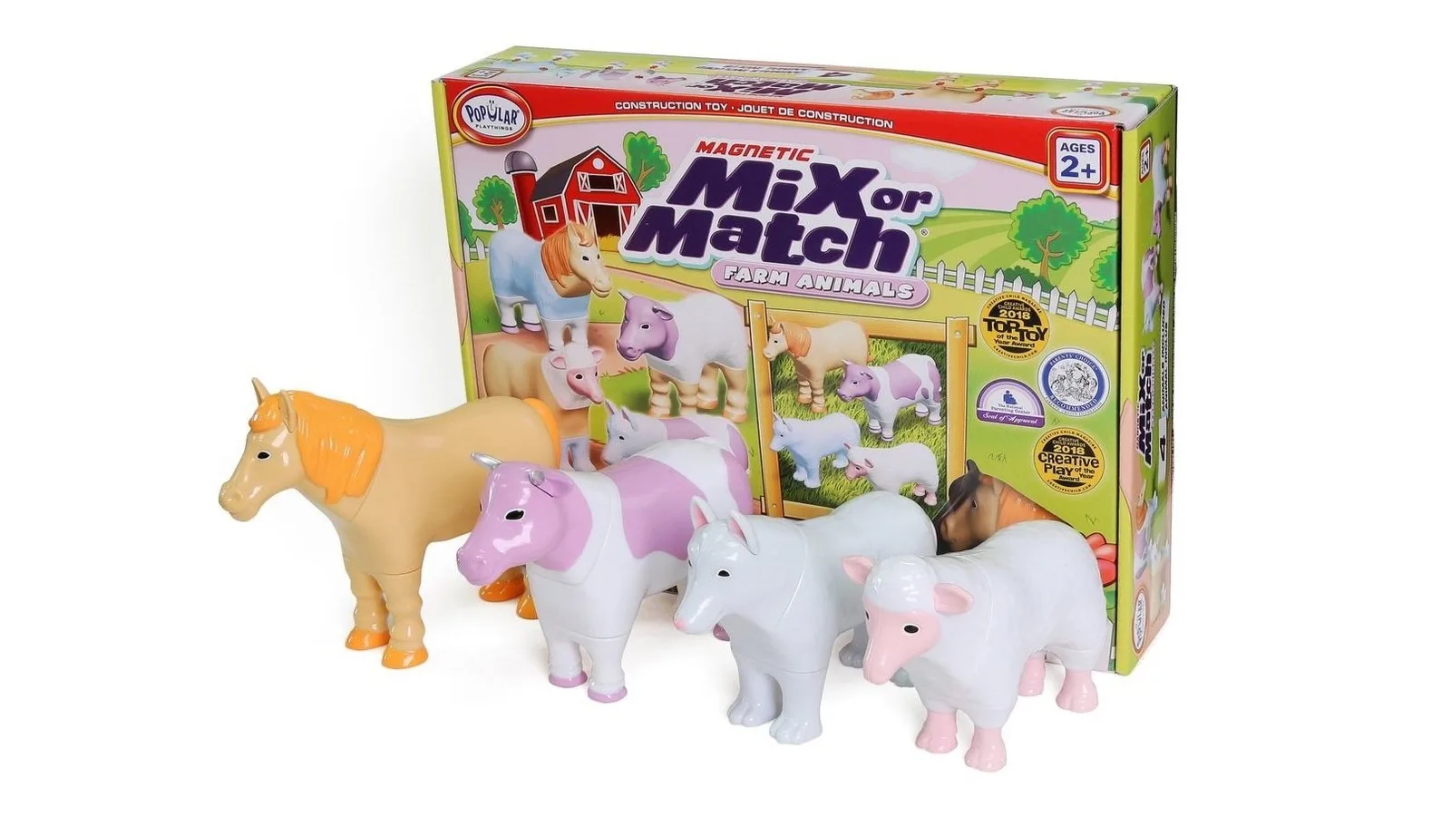 Popular Playthings Magnetic Mix or Match 62002 4 Parça Oyuncak Figür Thumbnail 0