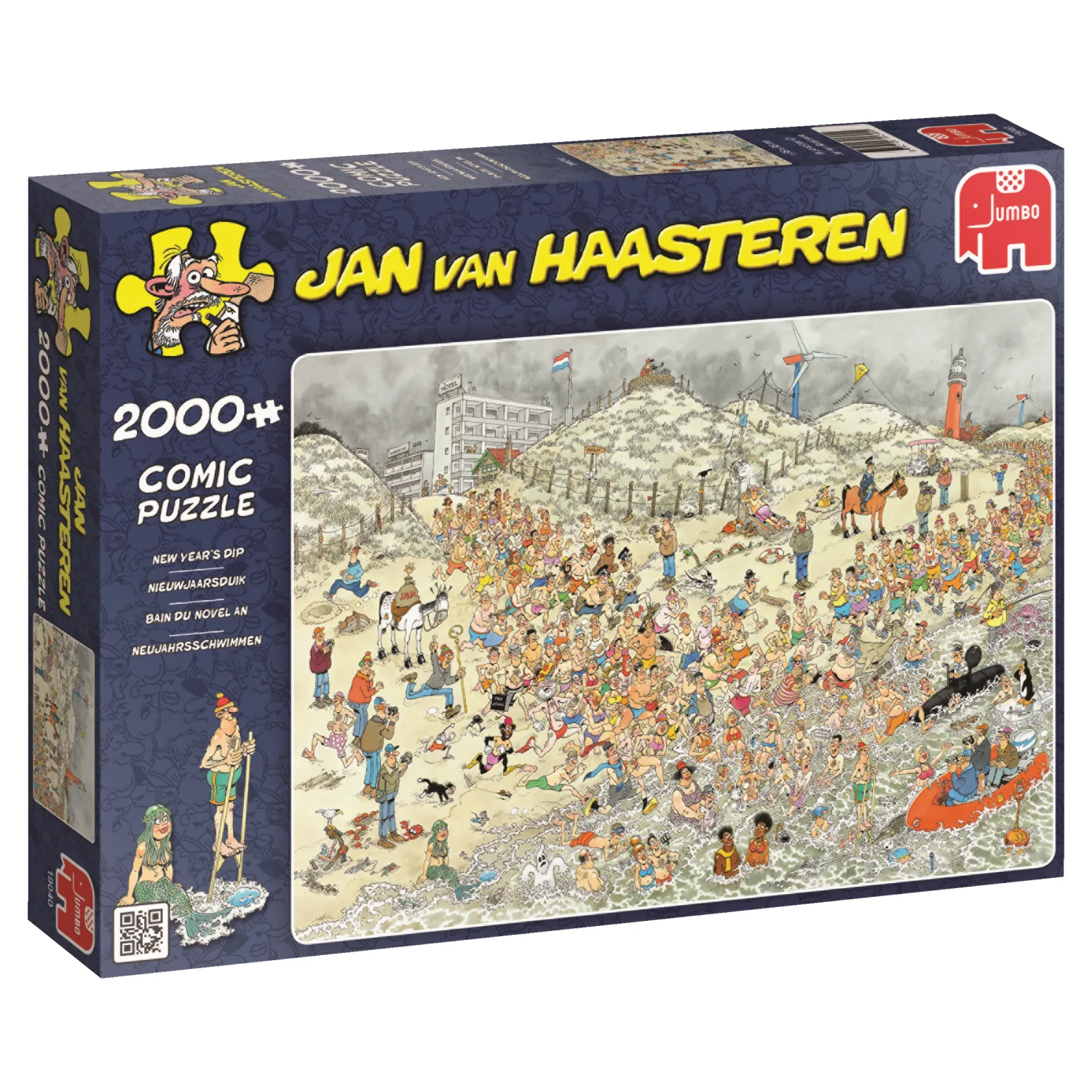 Jumbo New Year’s Dip 2000 Parça 19040 Puzzle Öğrenme Oyuncakları