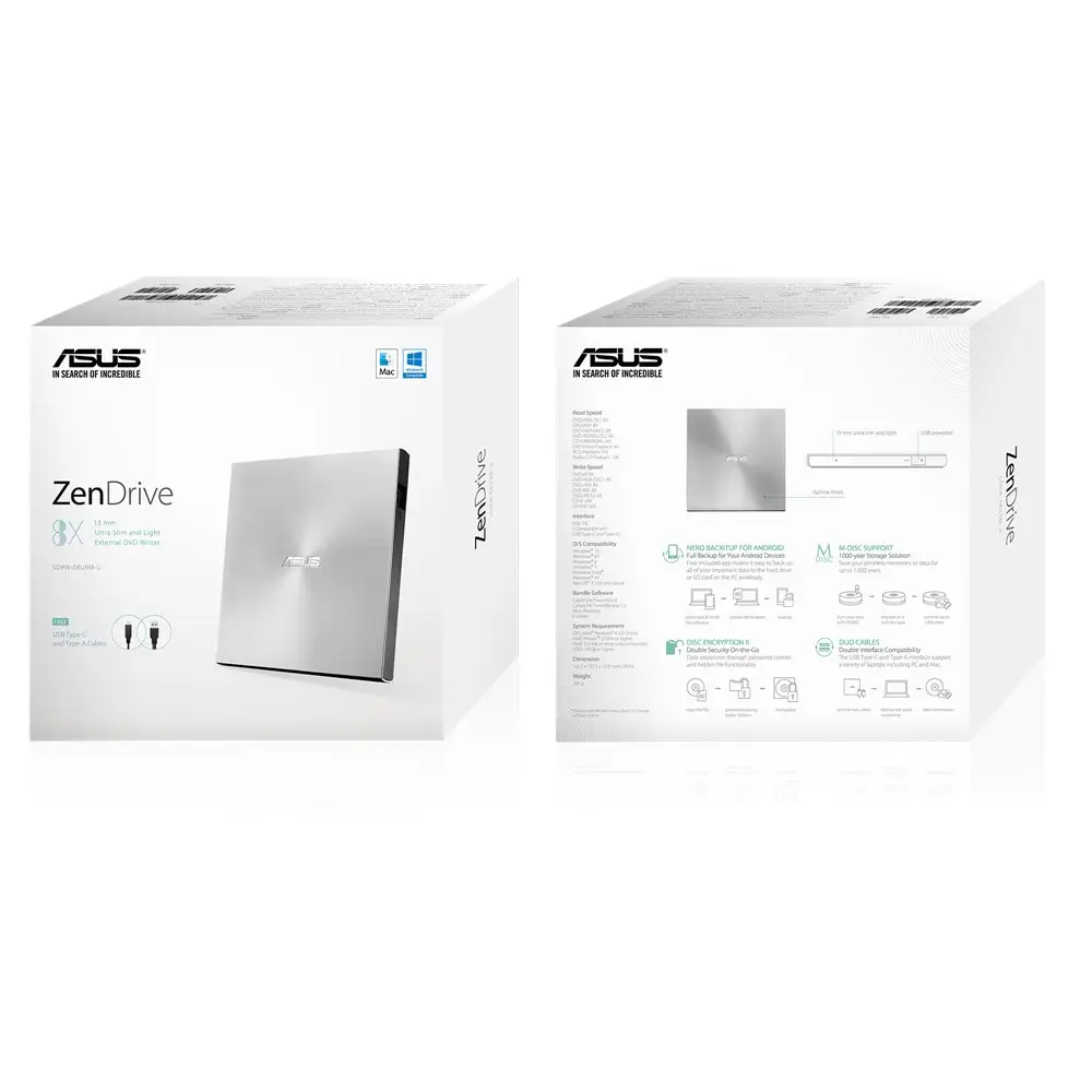 ASUS ZenDrive U9M 90DD02A2-M29000 Thumbnail 5