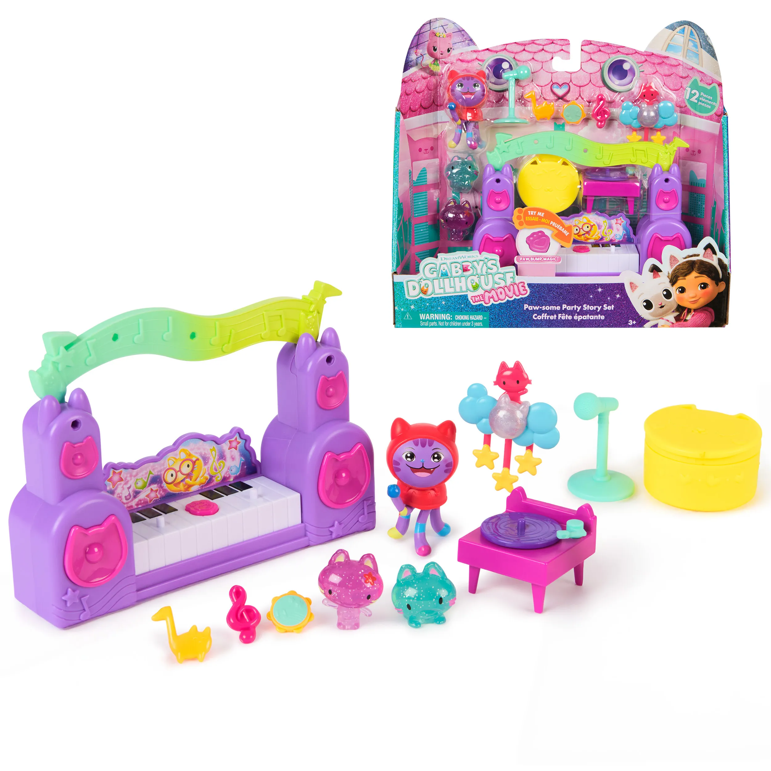 Spin Master Gabby's Dollhouse GDH PYS Movie Story Set Music GML 6074118 Oyun Setleri