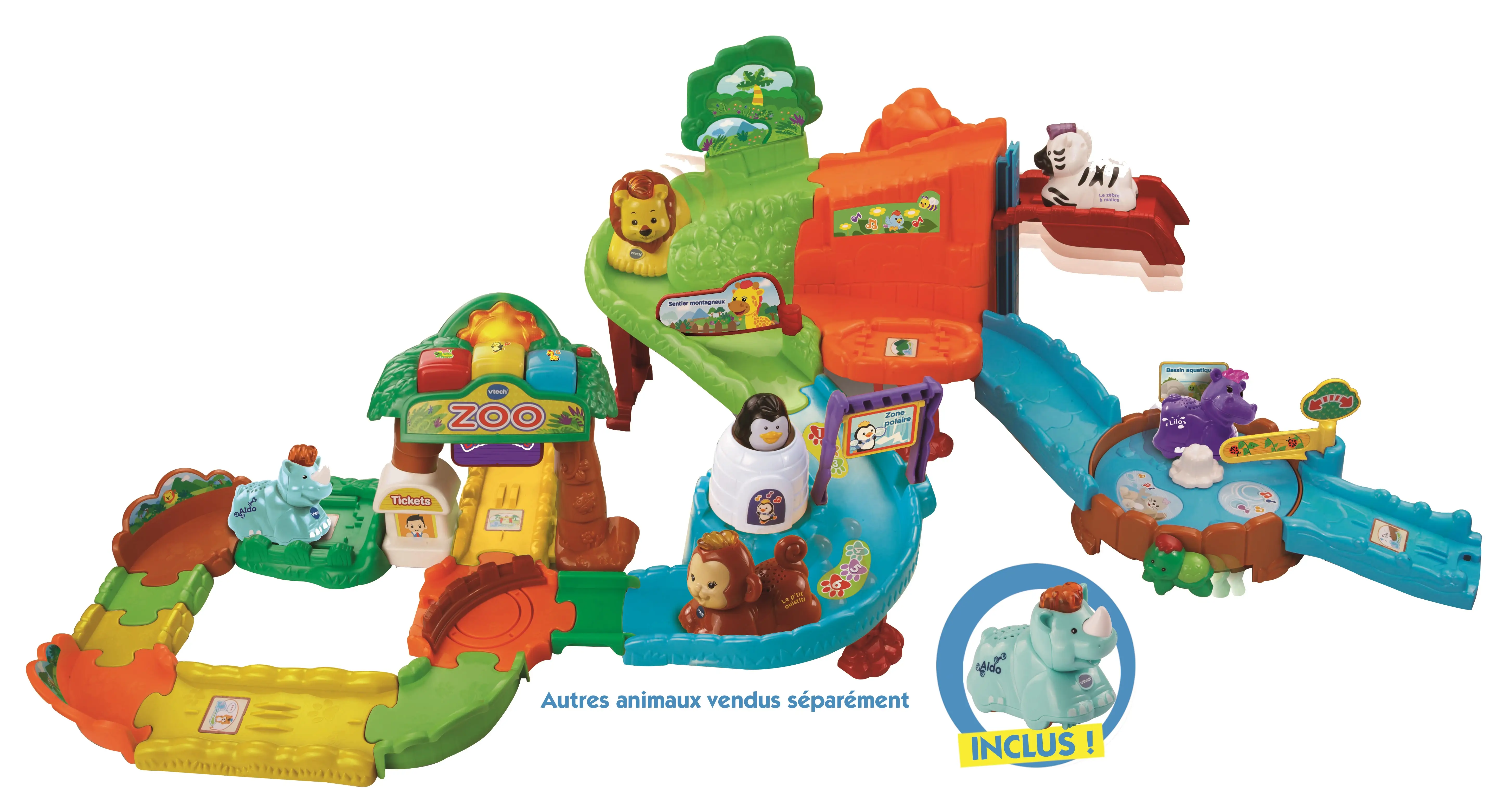 VTech Super Zoo Interactif 80-157205 Oyun Setleri