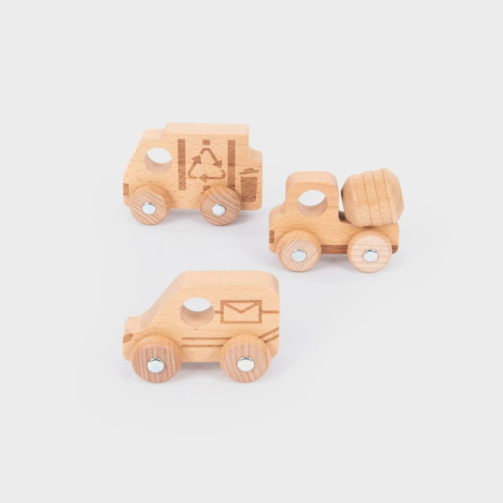Tickit Natural Wooden Community Vehicles 73502 Oyuncak Araç