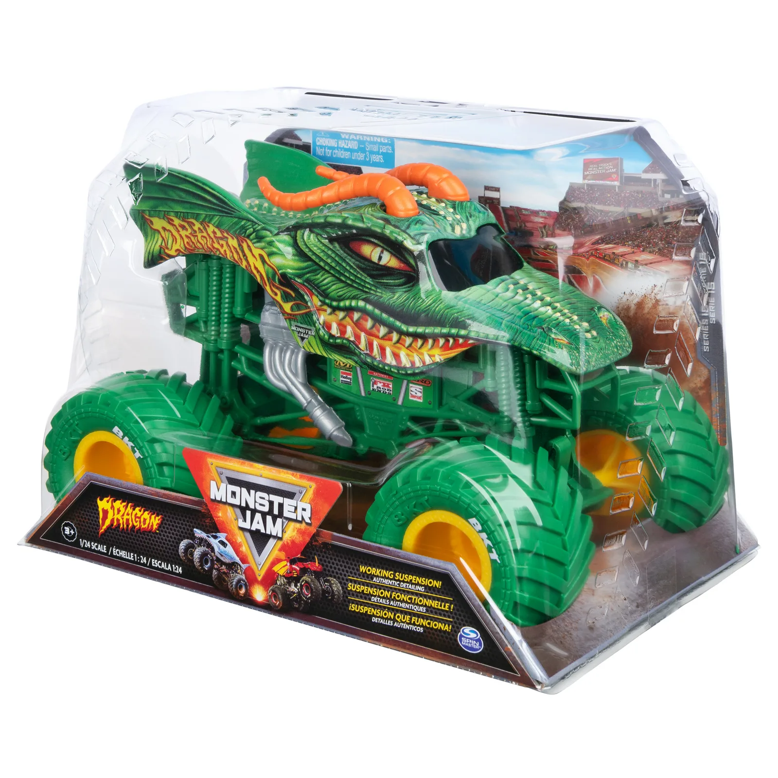 Spin Master Monster Jam Dragon 6064995 Oyuncak Araç Thumbnail 9