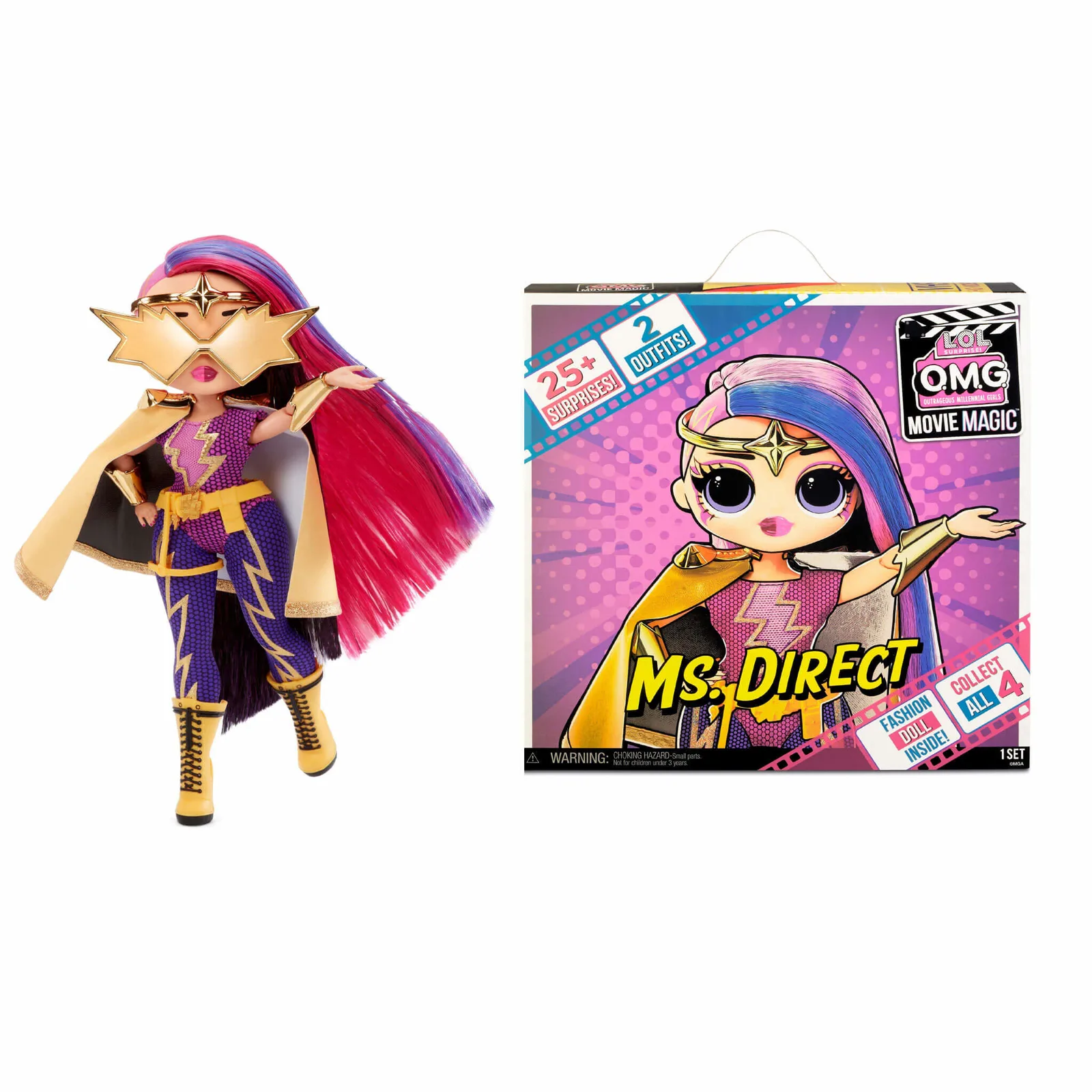 MGA Entertainment L.O.L. Surprise! Movie Magic Ms. Direct 577904 Oyuncak Bebek Oyuncak Bebekle