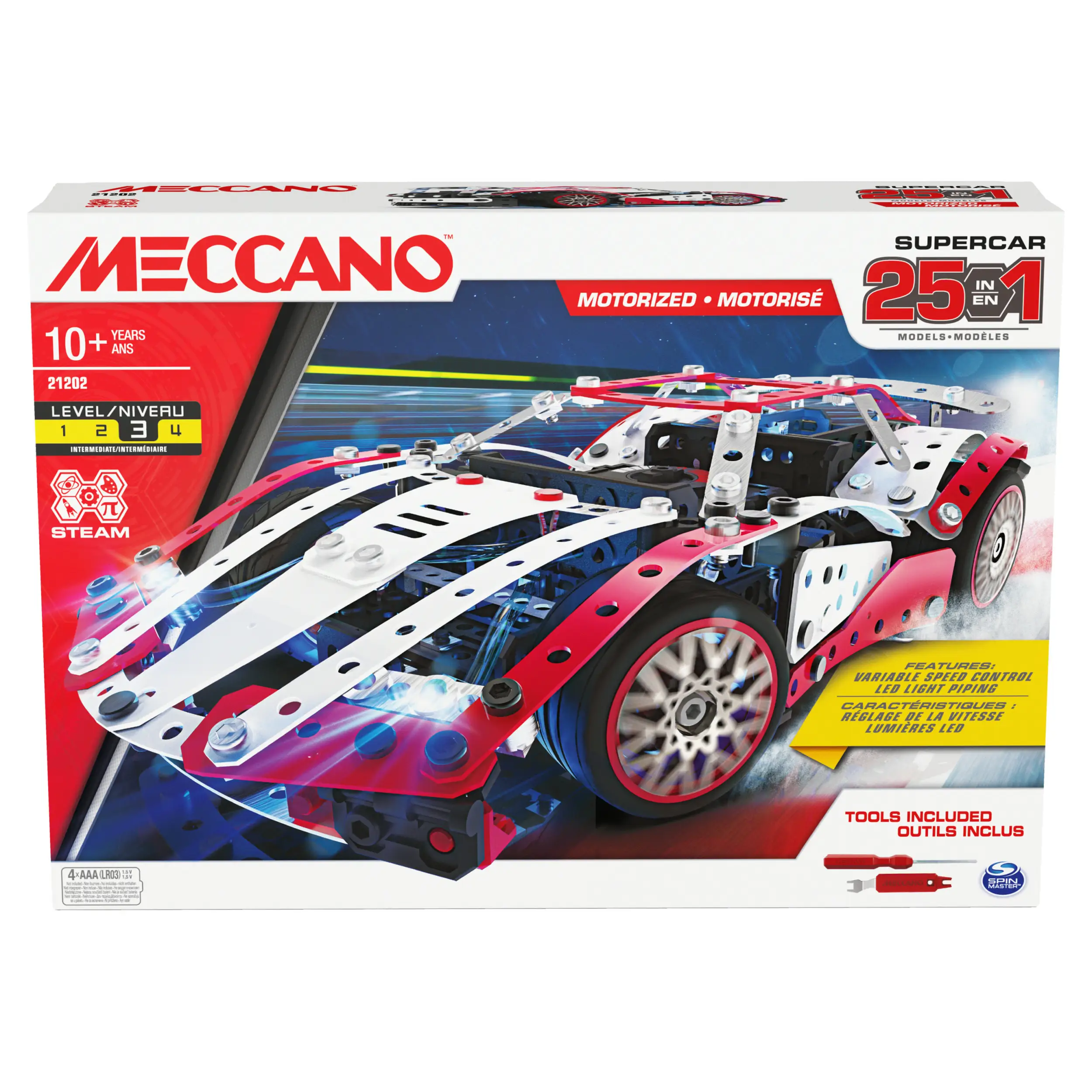 Spin Master MEC 25 Multi Model Supercar Set CN GML 6062054 Oyuncak Inşaa Setleri