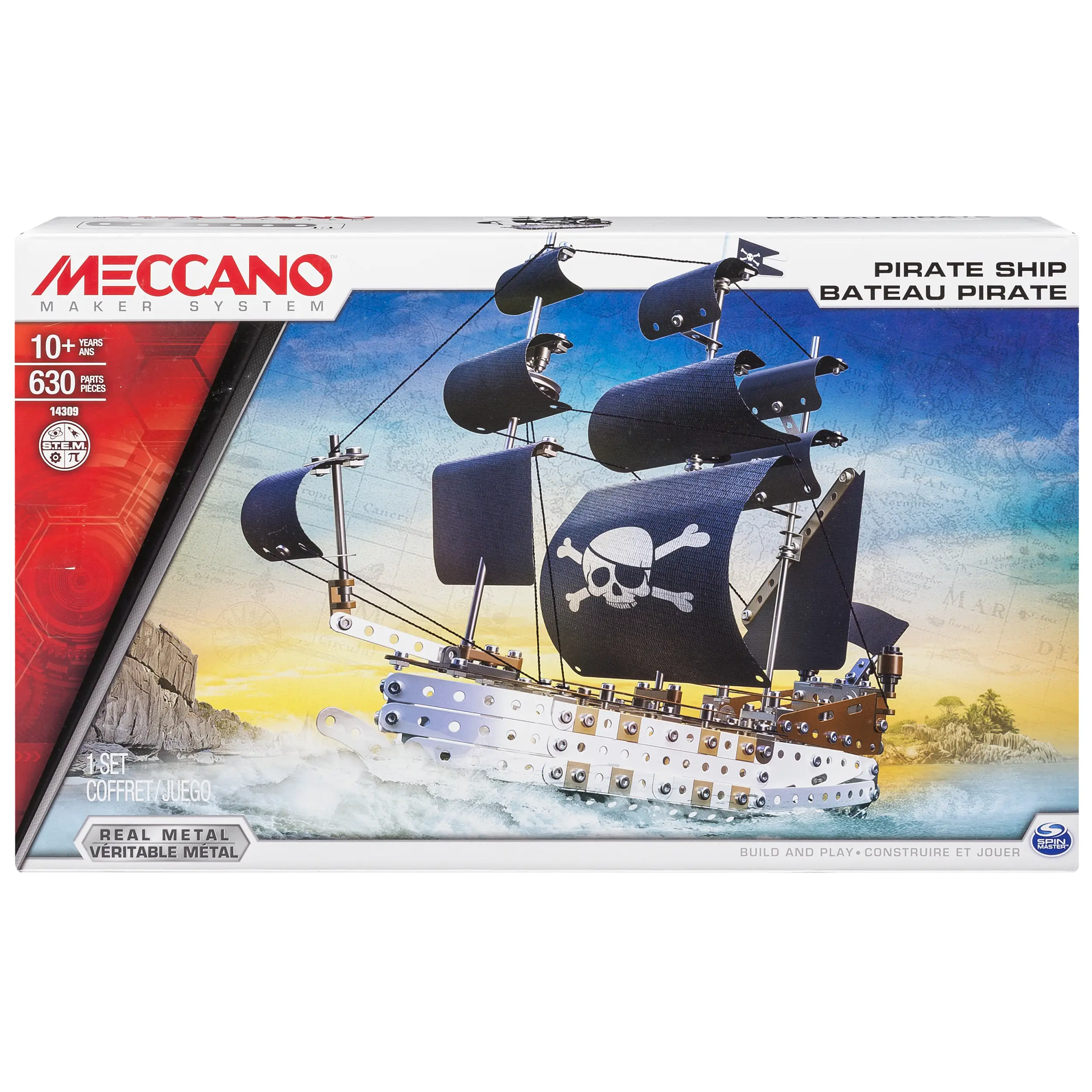 Spin Master MEC ELT SE Pirate Ship GML 6026721 Oyuncak Inşaa Setleri