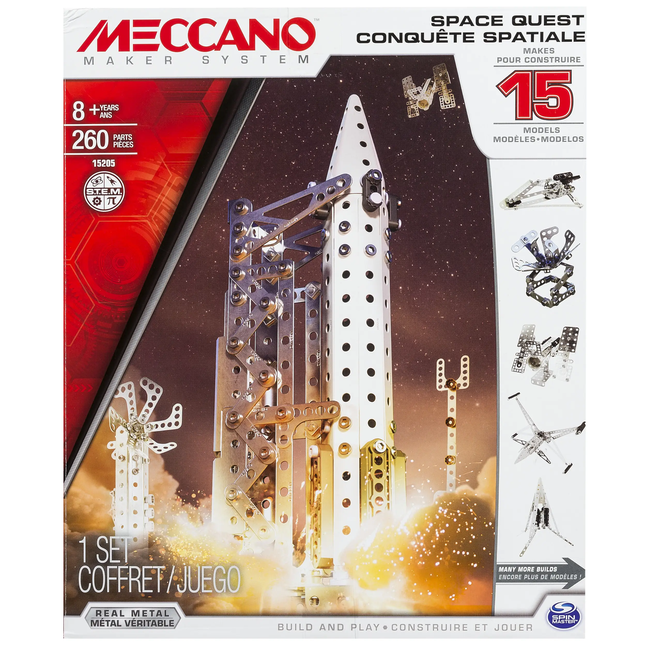Spin Master MEC New 15 Models Set - Rocket CN GML 6026302 Oyuncak Inşaa Setleri
