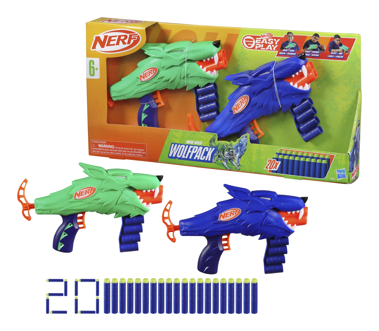 Nerf Wild Wolfpack G0031EU4 Thumbnail 3
