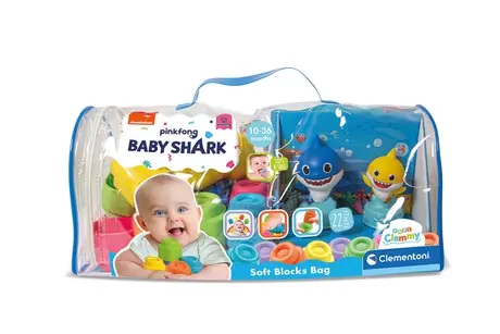 Clementoni Baby Shark 17428 Oyuncak Yapı Blokları