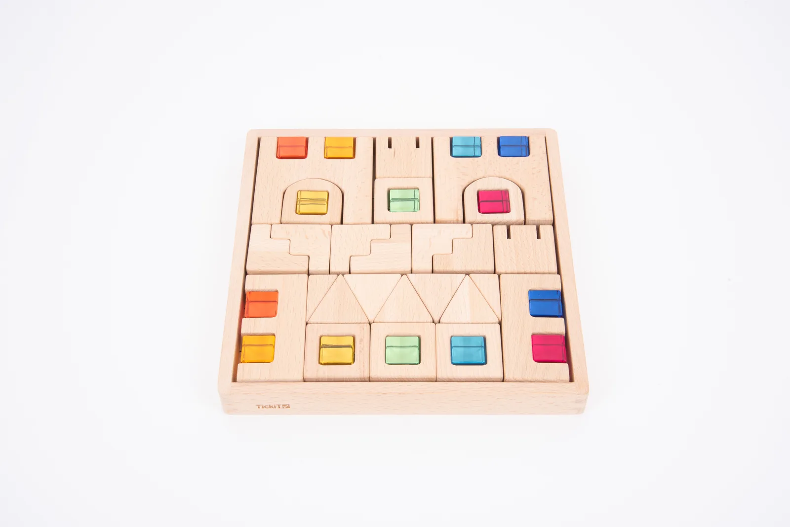 Tickit Wooden Building Gem Blocks 73546 Oyuncak Yapı Blokları