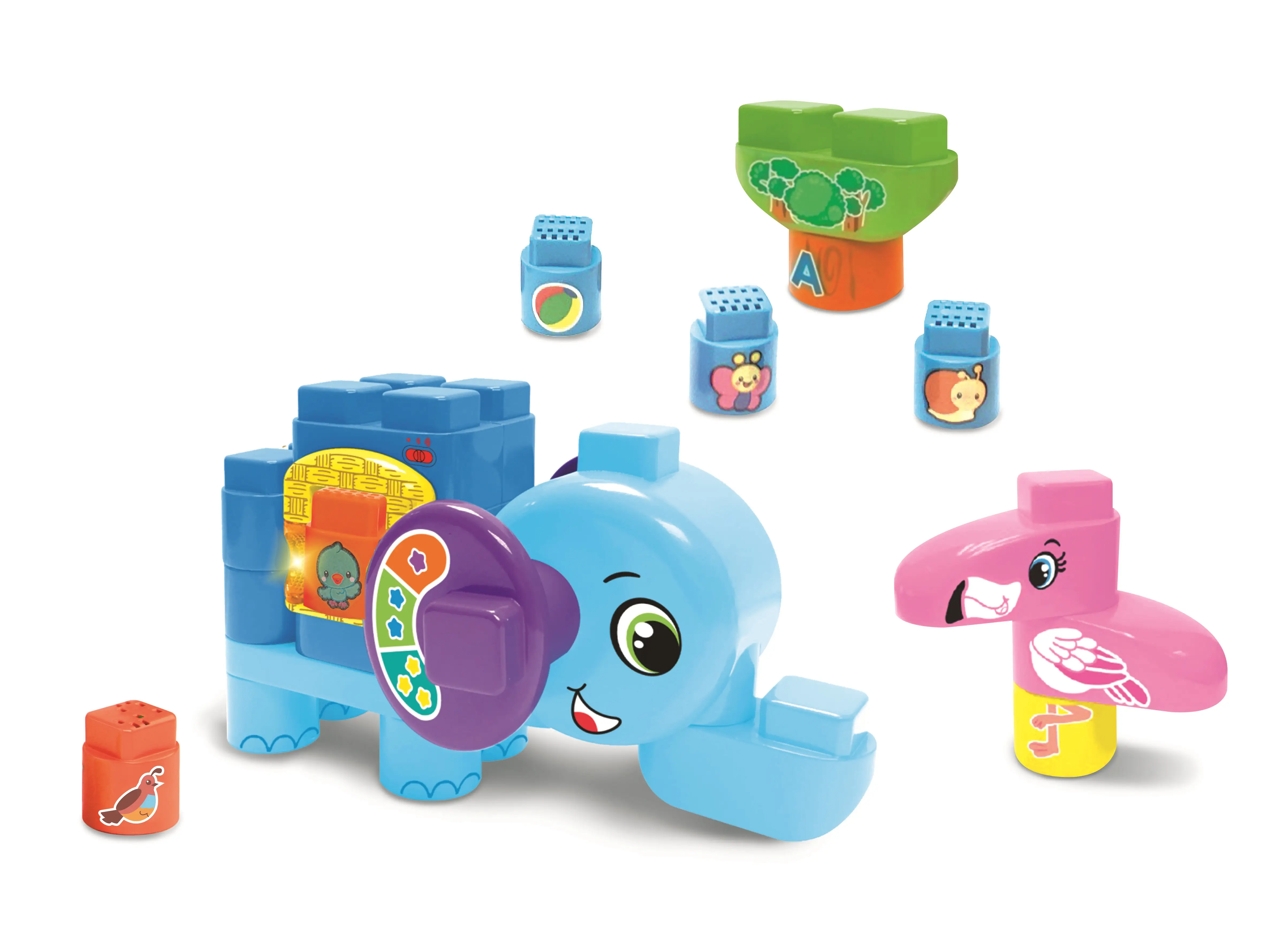 VTech Mon éléphant des découvertes 80-604705 Oyuncak Yapı Blokları