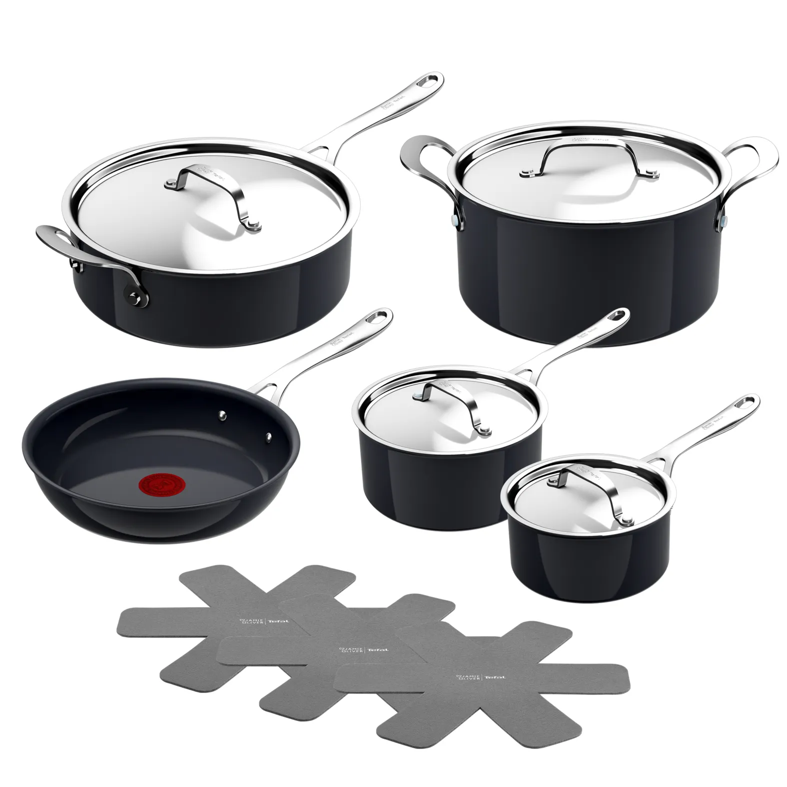 Tefal Jamie Oliver C471S955 Pan & Pot Sets