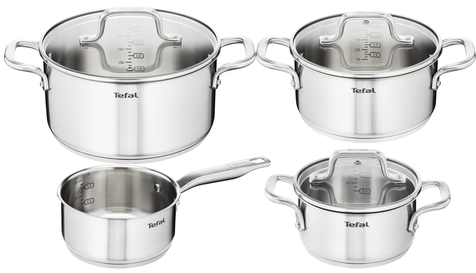 Tefal E492S726 Pan & Pot Sets