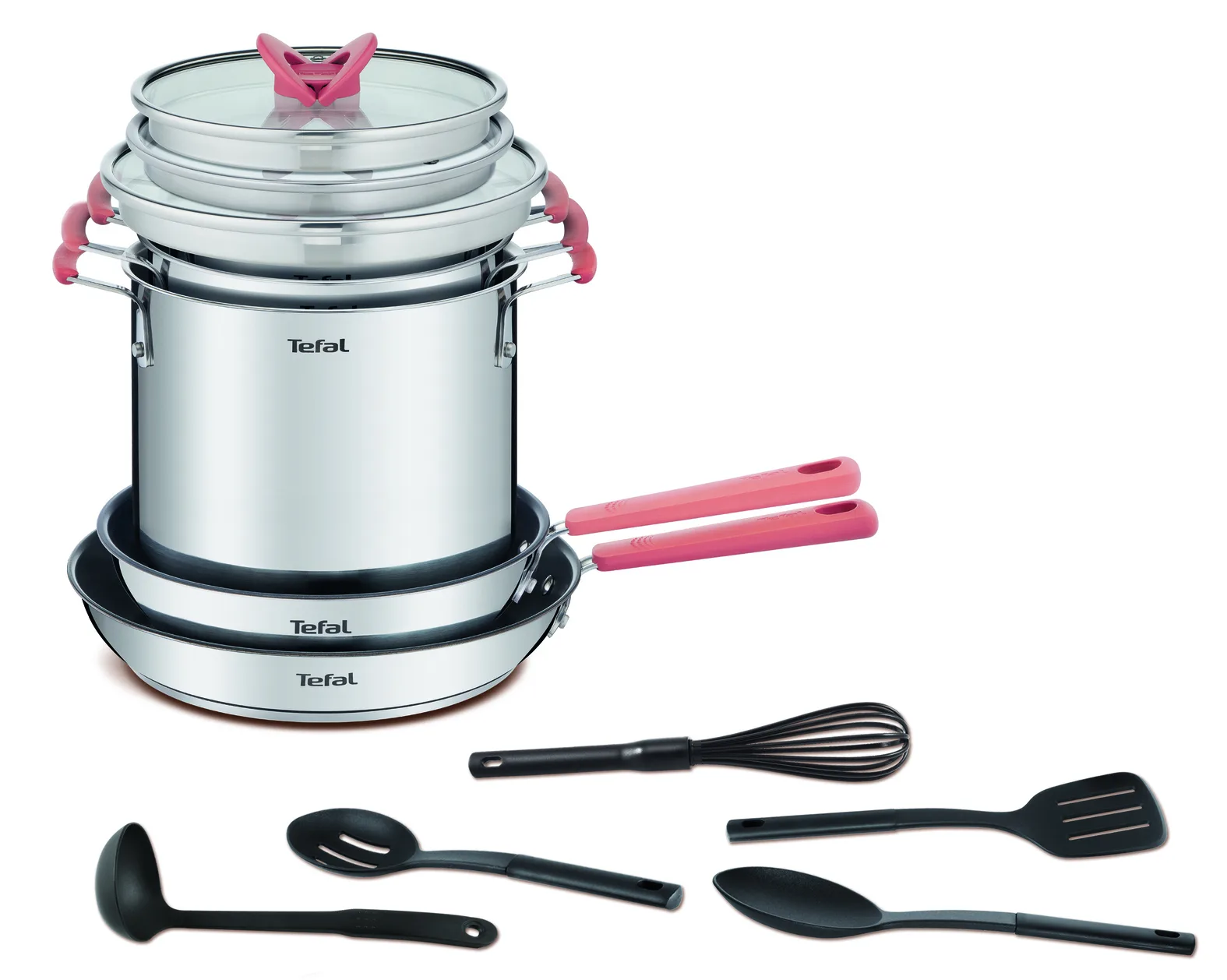 Tefal Opti'Space G721SD74 Pan & Pot Sets