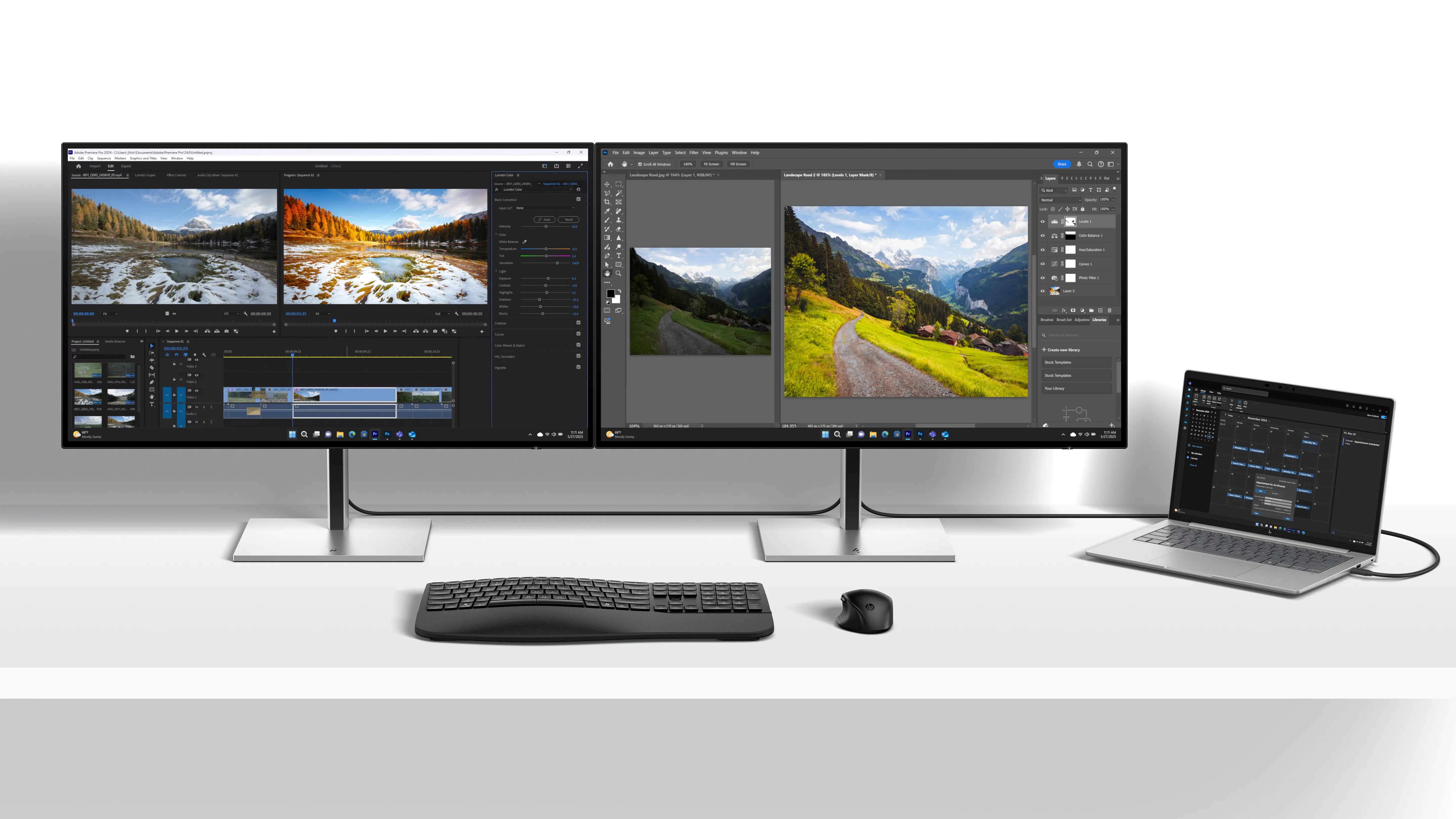 HP Series 7 Pro 31,5 inç 4K Thunderbolt 4 Yerleştirme İstasyonu - 4K UHD IPS Oyuncu Monitörü Monitörle