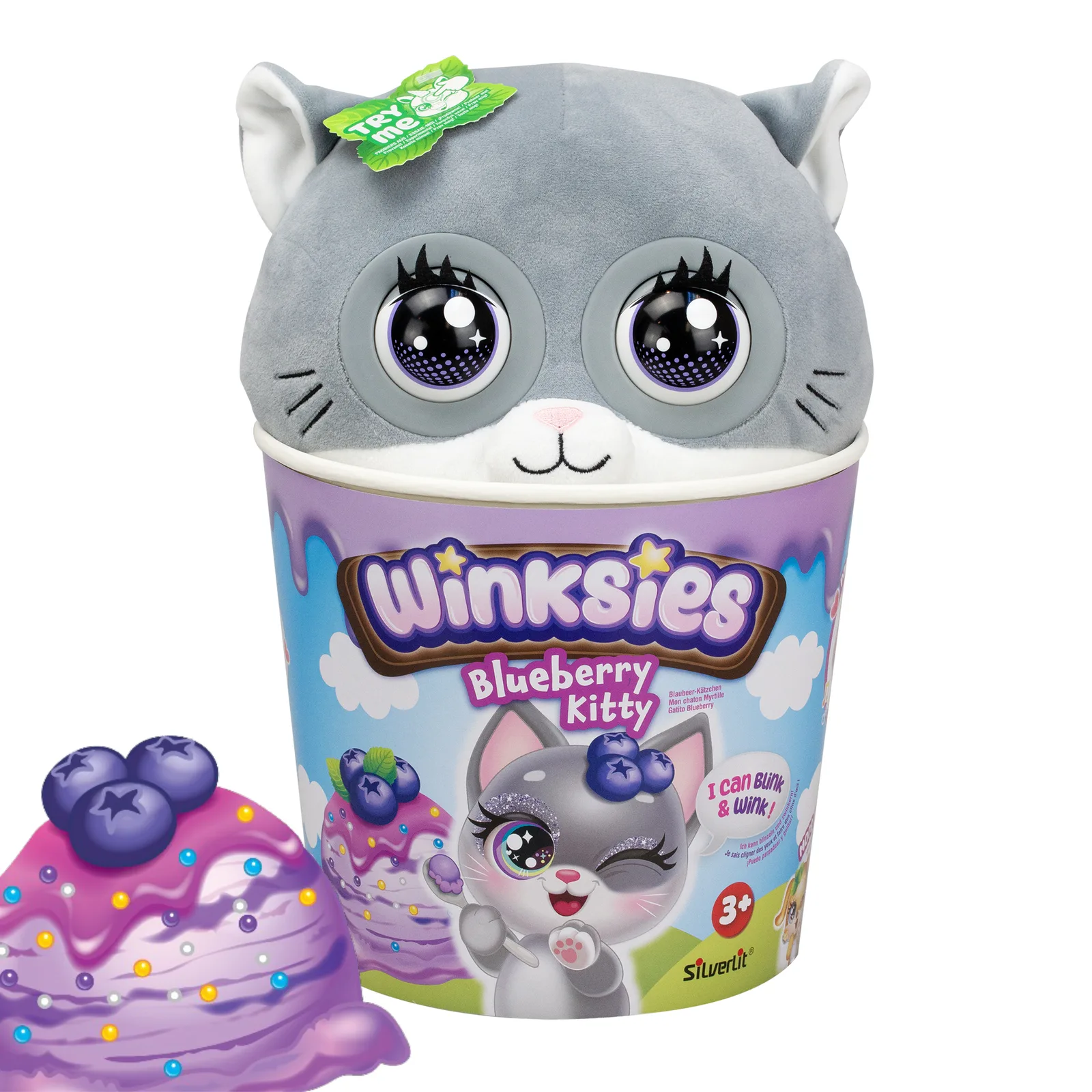Silverlit Winksies Blueberry Kitten SL89026 Peluş Oyuncak