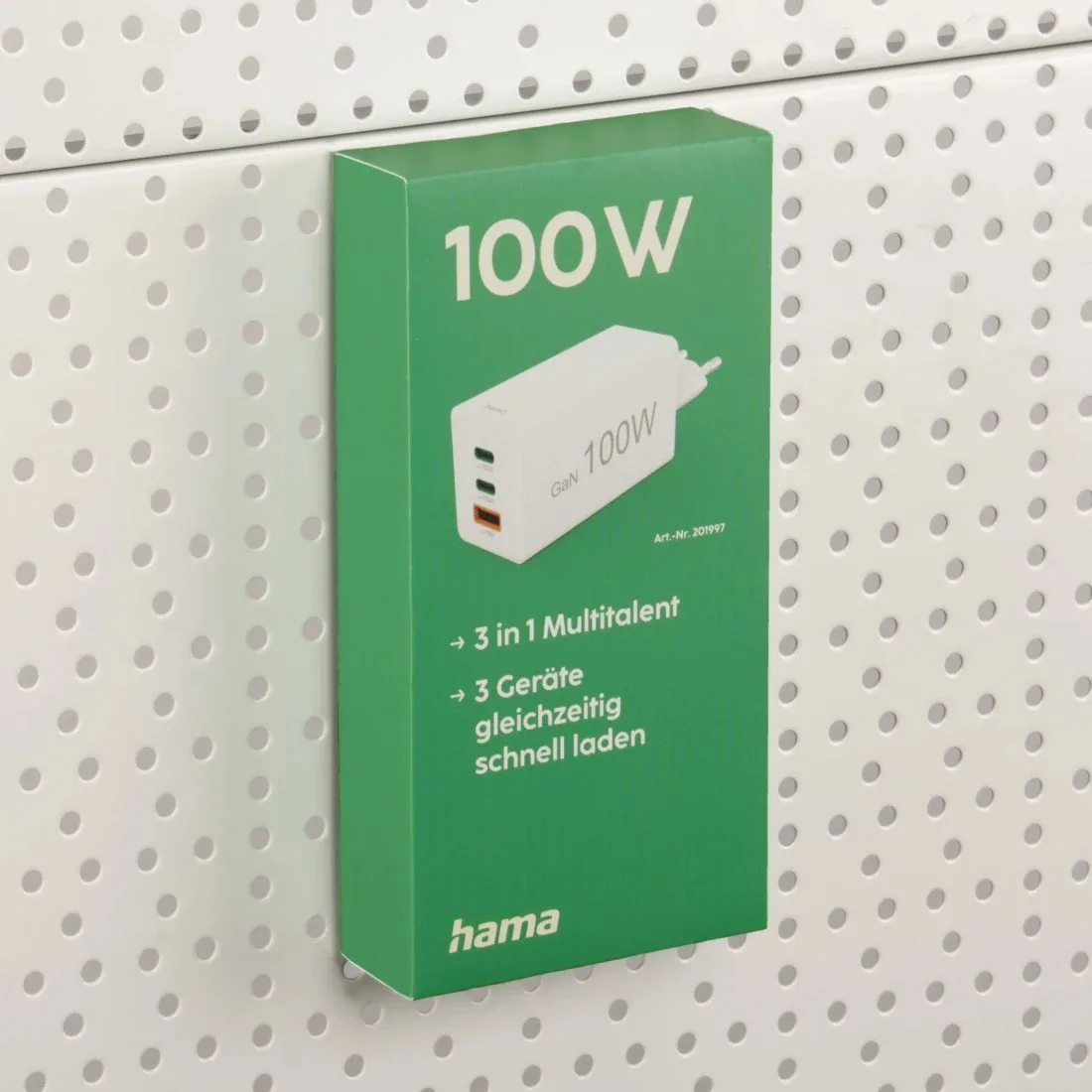 Hama 100W Quick Charger 00298583 Thumbnail 1