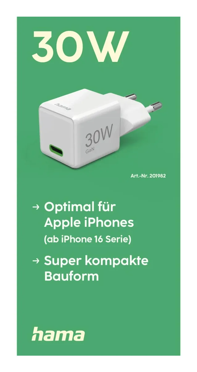 Hama 30 W Quick Charger 00298603 Perakende Vitrin Standı Aksesuarları
