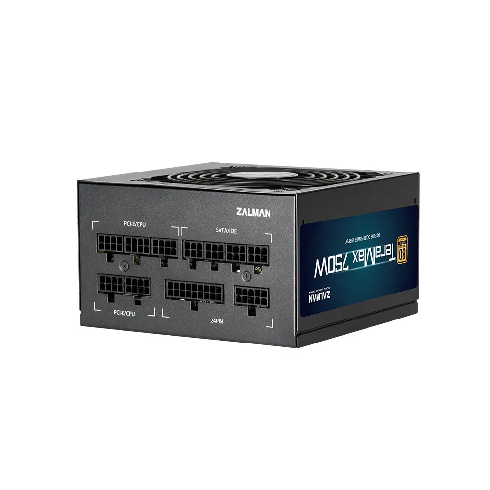Zalman ZM750-TMX TerraMax 80 PLUS GOLD PSU 750W/Full-modular 99.9% Active PFC/Single Power Supply Units