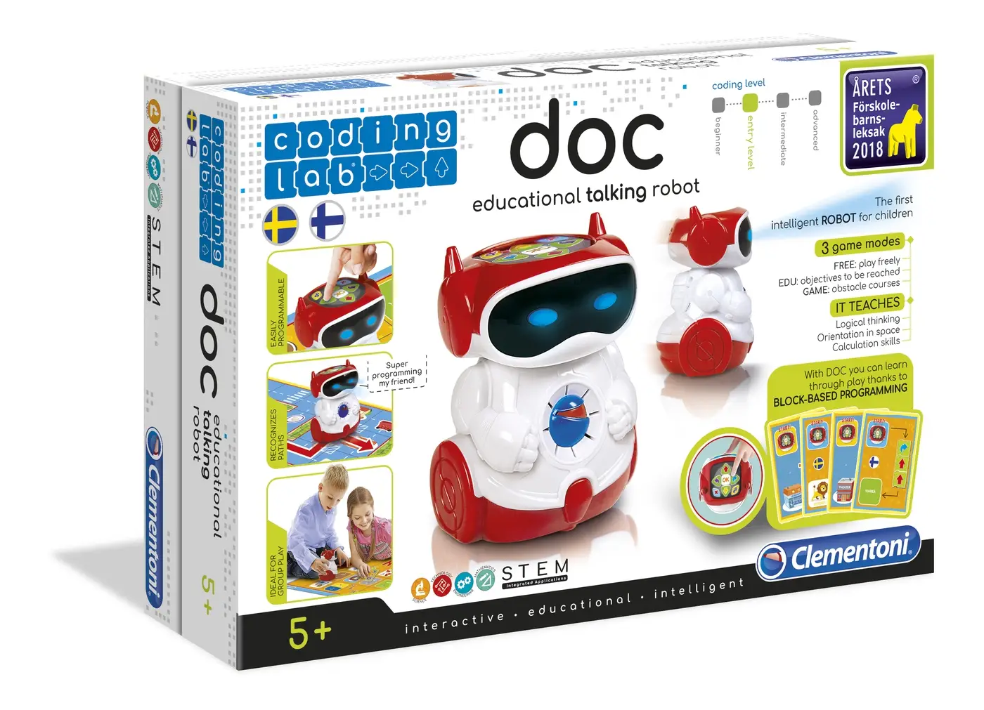 Clementoni DOC - Educational Talking Robot 78282 Thumbnail 2