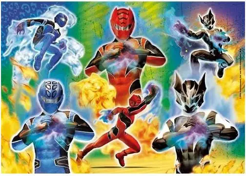 Clementoni Power Rangers 27715 104 Parça Puzzle