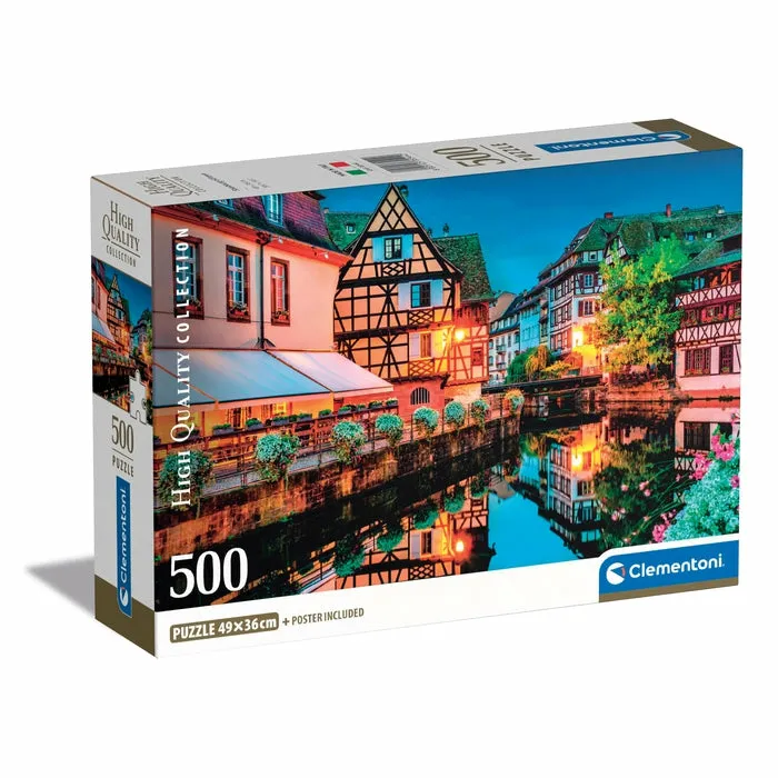 Clementoni High Quality Collection Strasbourg Old Town 35544 500 Parça Puzzle