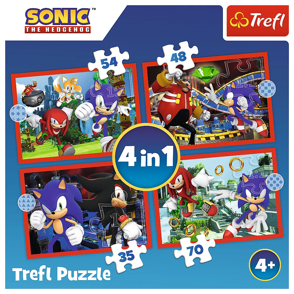 Trefl Sonic The Hedgehog The adventures of Sonic 34625 54 Parça Puzzle Thumbnail 10