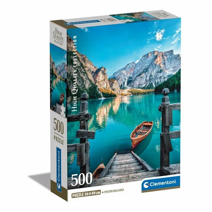 Clementoni High Quality Collection Braies Lake 35538 500 Parça Puzzle