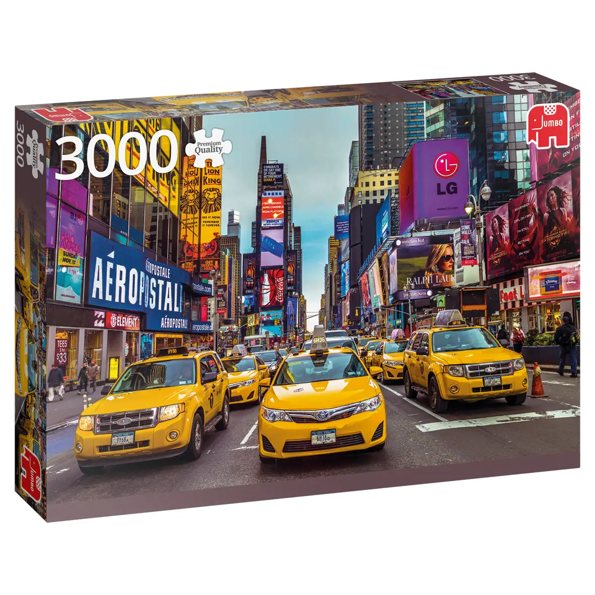 Jumbo New York Taxis 3000 Parça 18832 Puzzle