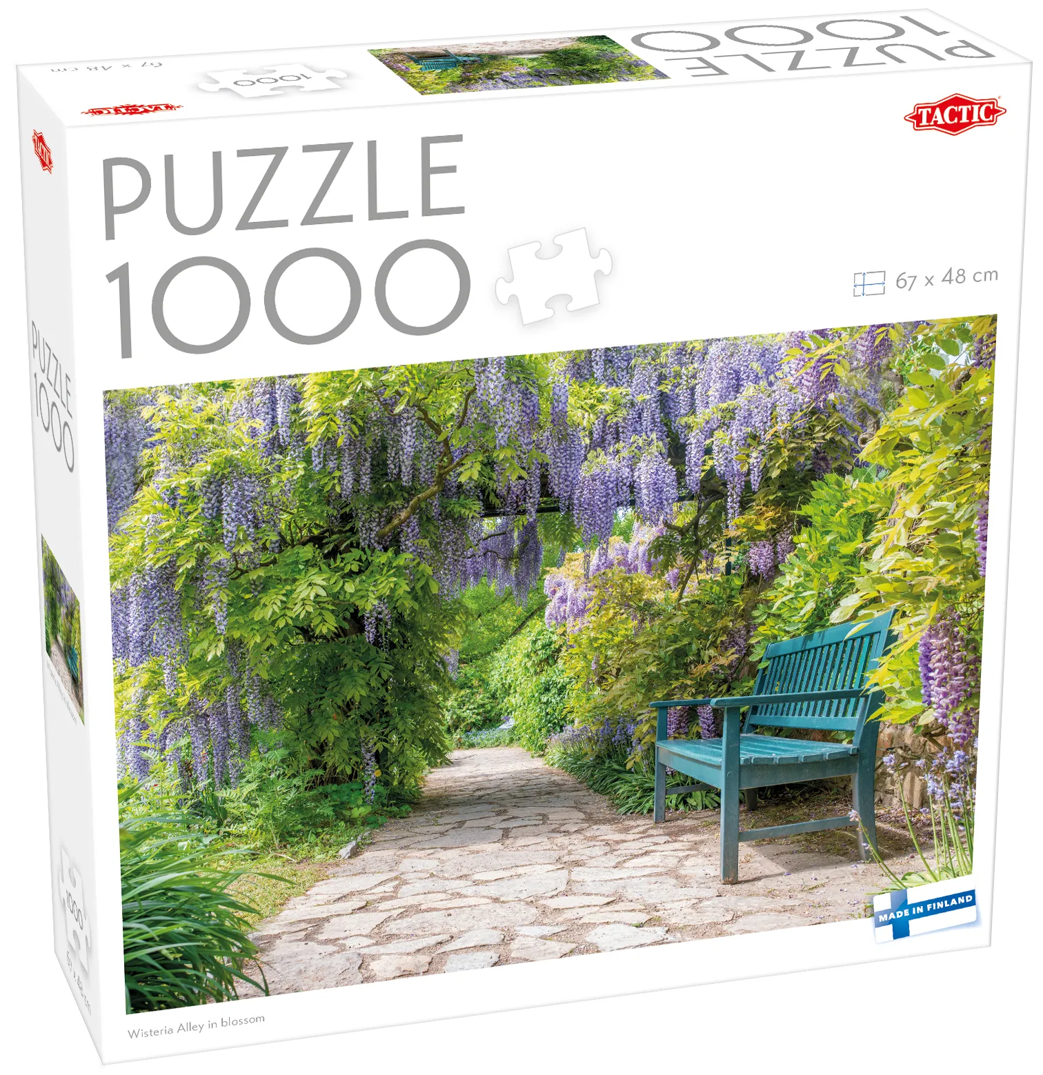 Lovers Wisteria Alley in blossom 60680 Puzzle
