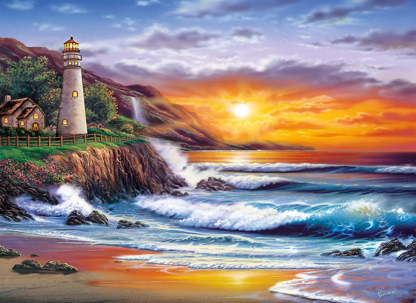 Clementoni The Lighthouse 39368 Puzzle Thumbnail 2
