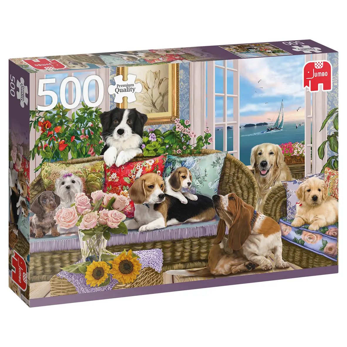 Jumbo Furry Friends 500 Parça 18849 Puzzle