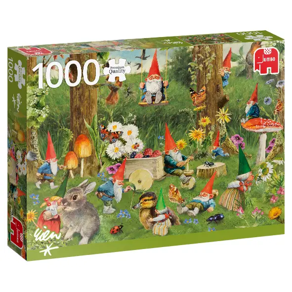 Jumbo Rien Poortvliet, Gnomes at the Forest Edge 1000 Parça 18841 Puzzle