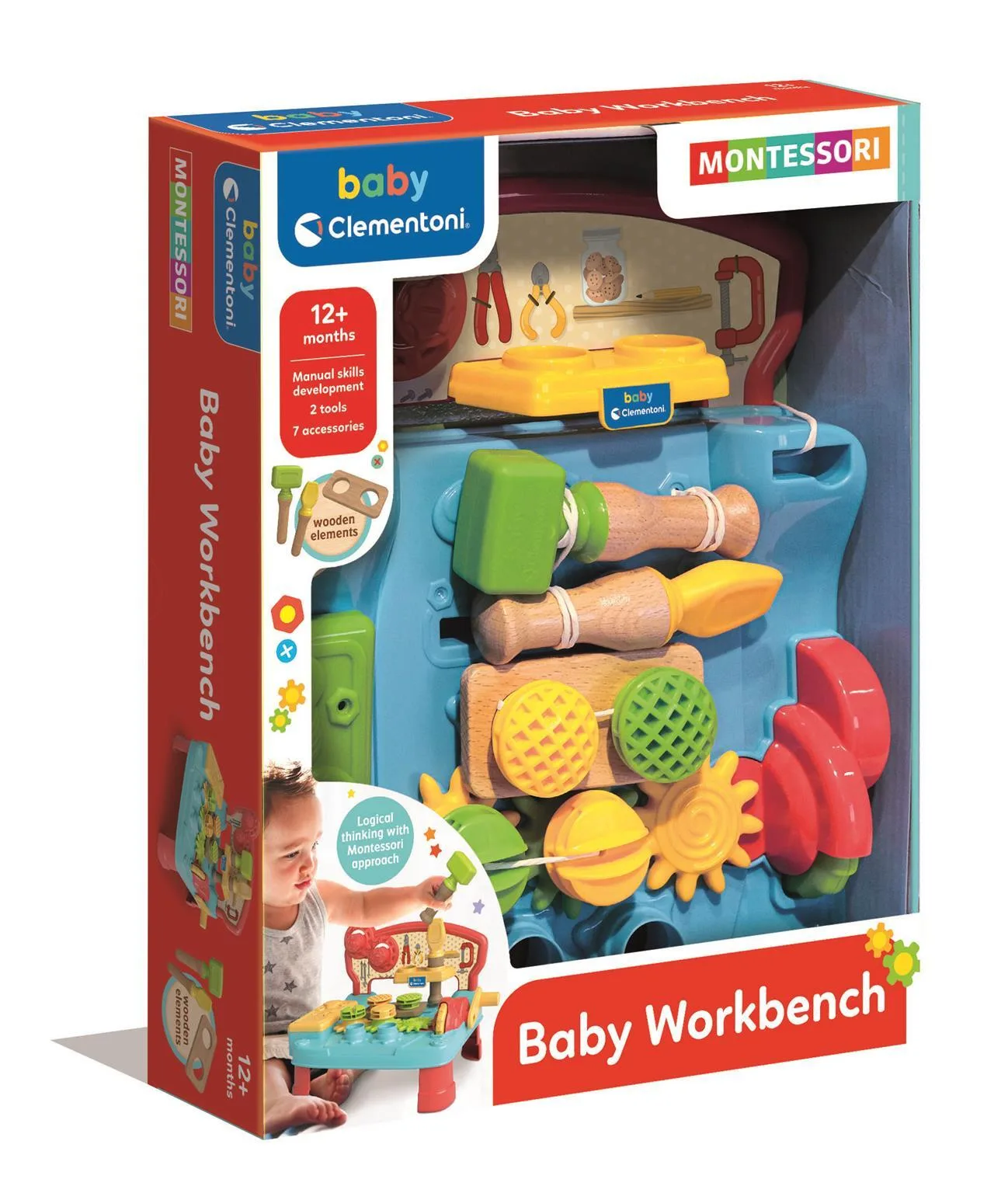 Clementoni Montessori Baby Workbench 17968 Puzzle