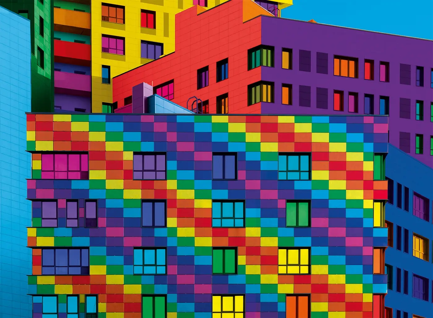 Clementoni Squares - ColorBoom 35094 500 Parça Puzzle Thumbnail 2
