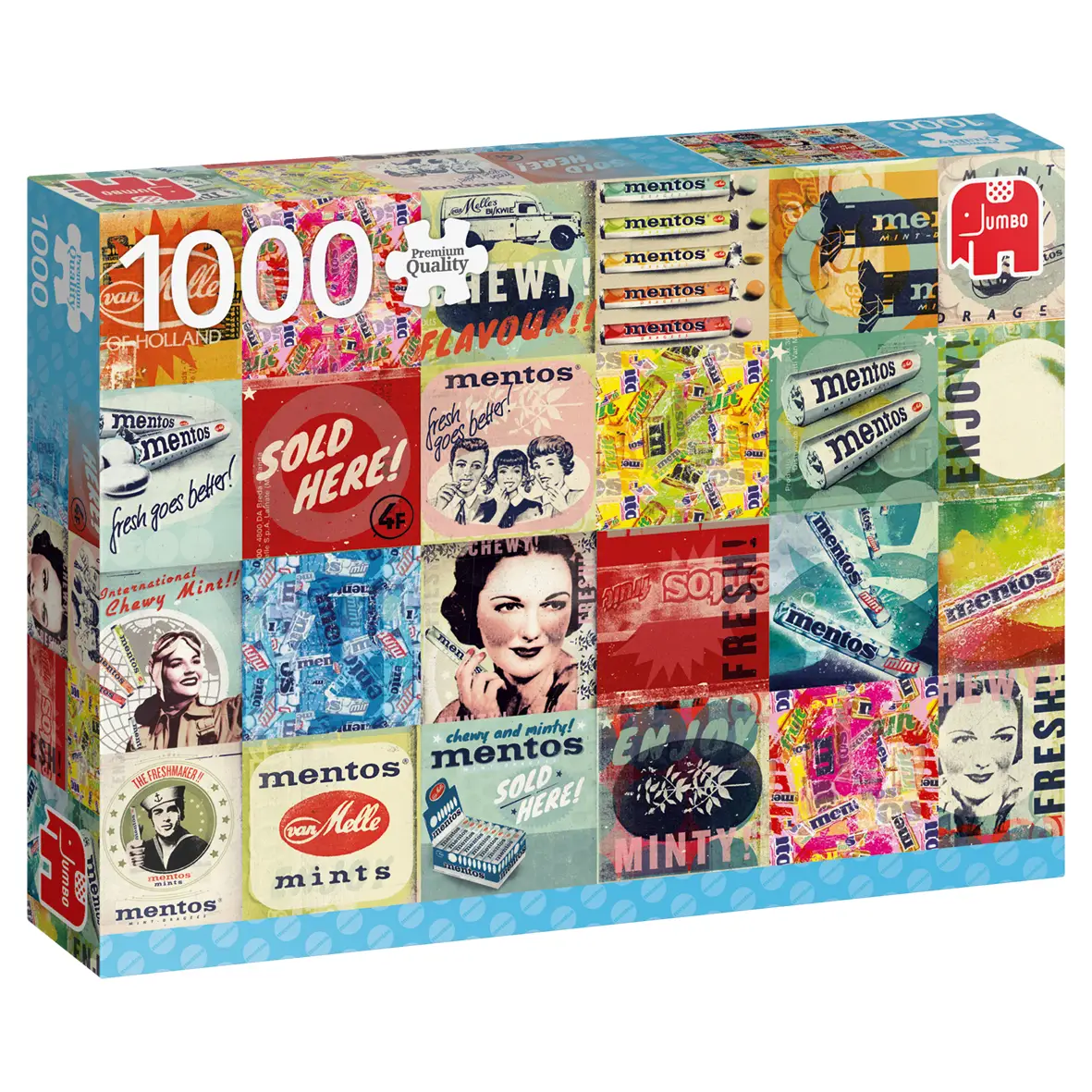 Jumbo Mentos Vintage 1000 Parça 18821 Puzzle