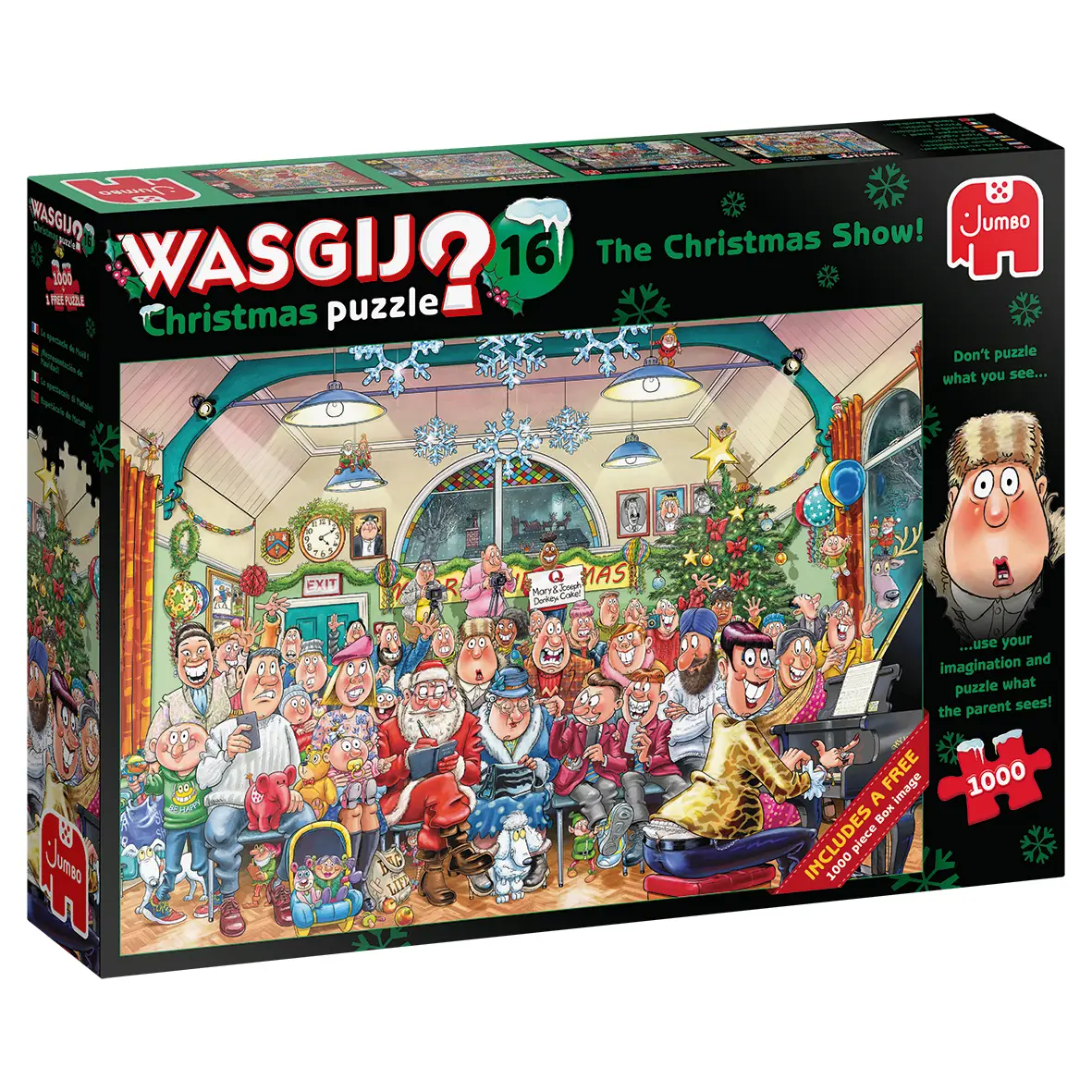 Jumbo Christmas 16 2 x1000 Parça 19183 1000 Parça Puzzle