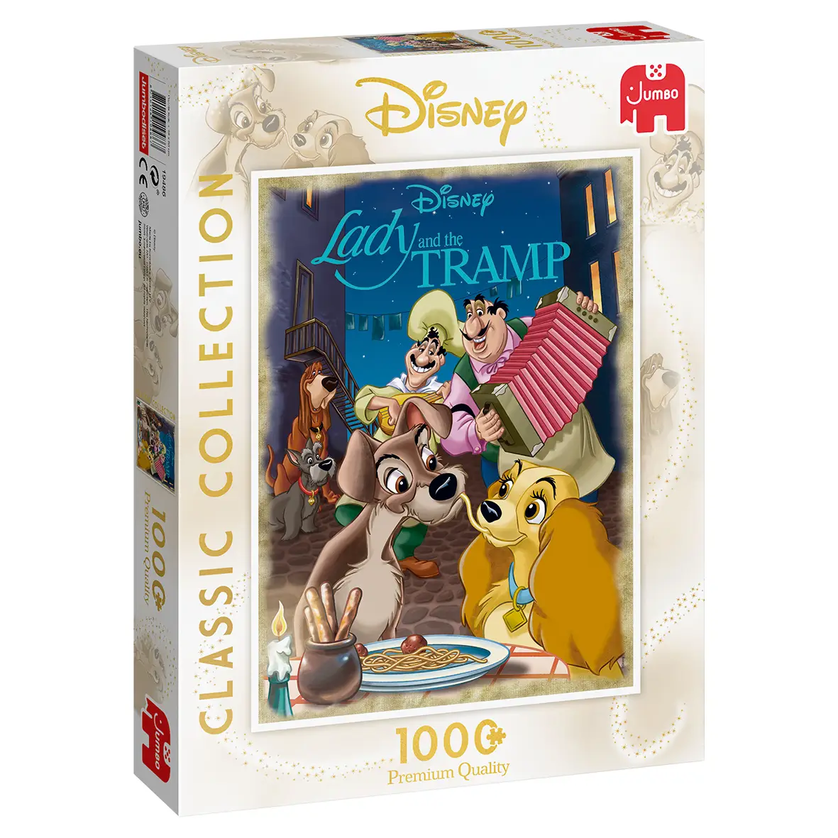 Jumbo Classic Collection - Lady & The Tramp 1000 Parça 19486 Puzzle