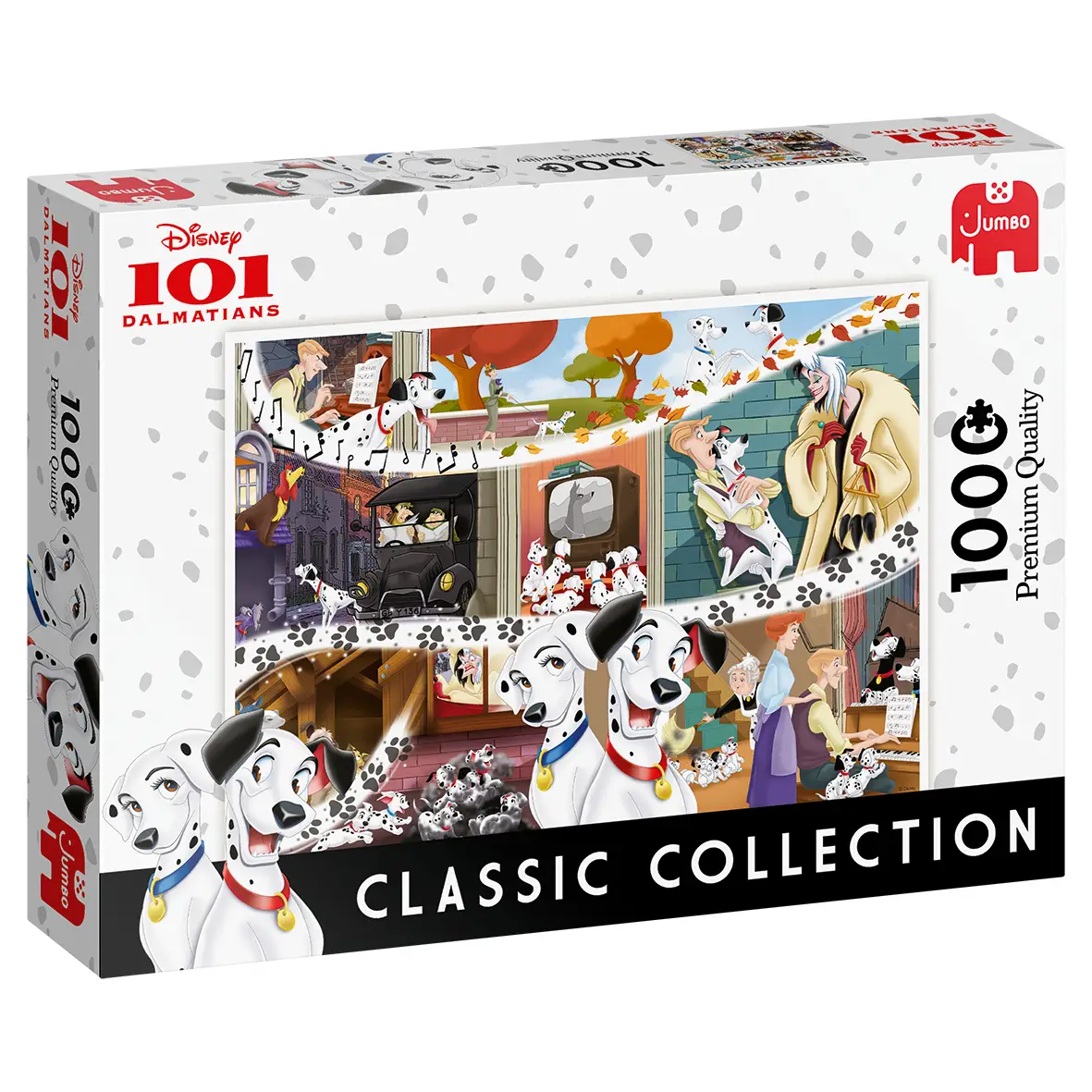 Jumbo Classic Collection 101 Dalmatians 1000 Parça 19487 Puzzle