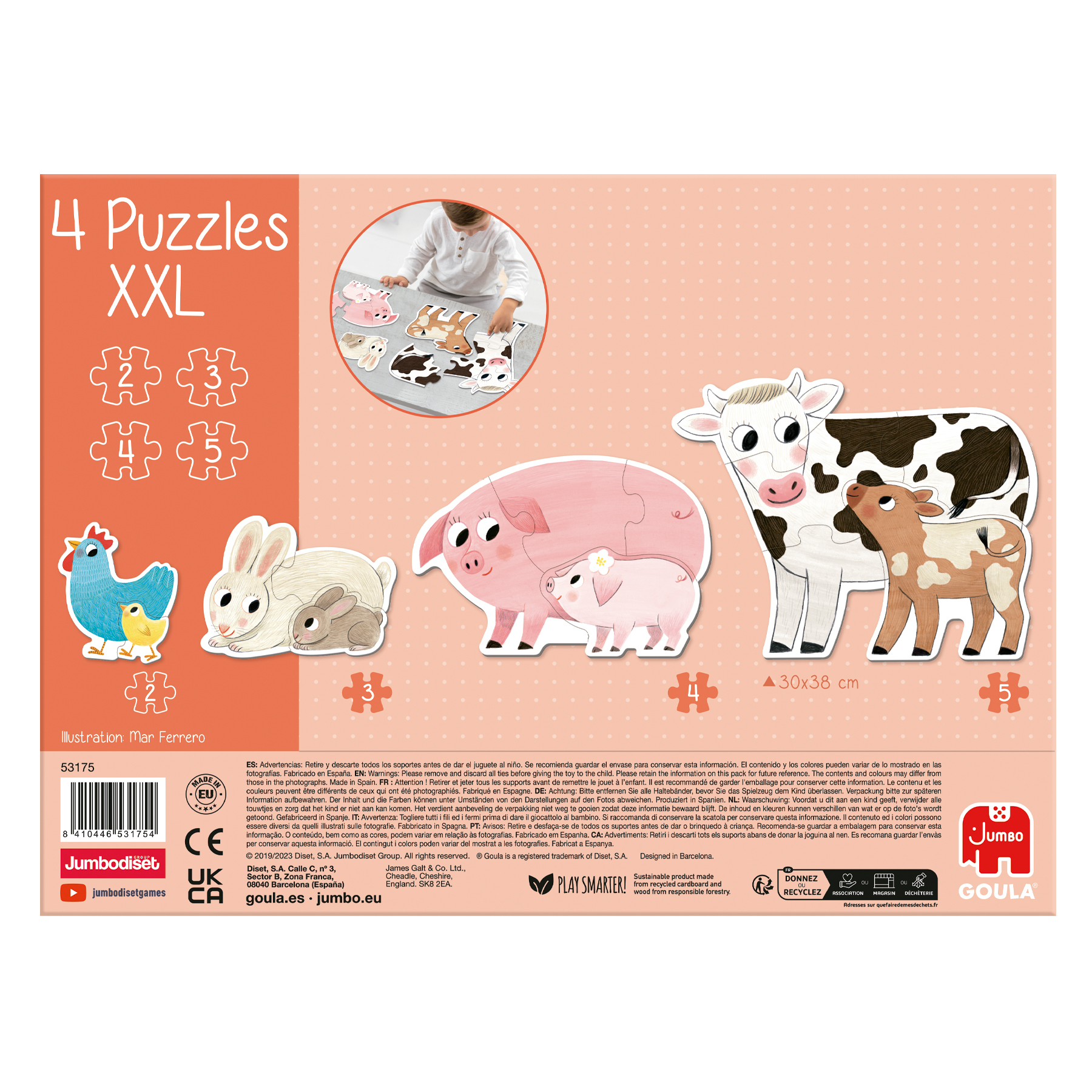 Jumbo Goula 53175 11 Parça Puzzle Thumbnail 5