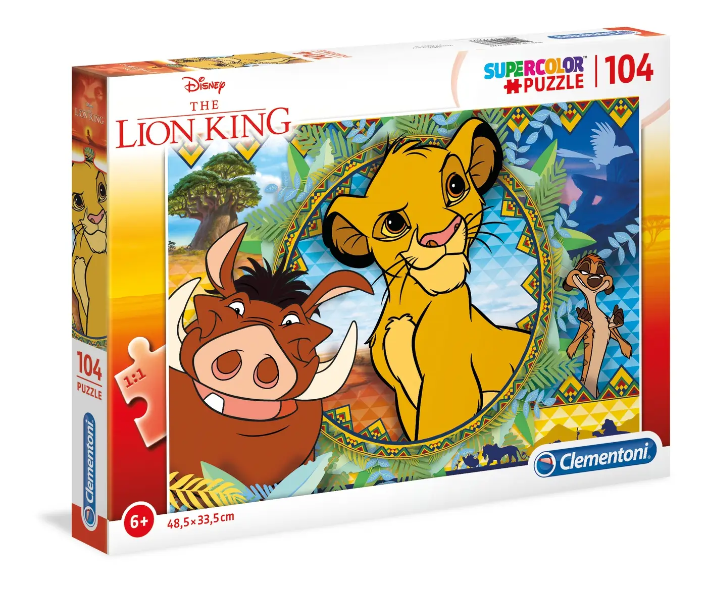 Clementoni Lion King 27287 104 Parça Puzzle