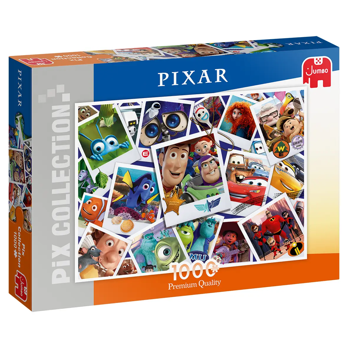 Jumbo Disney Pix Collection Pixar 1000 Parça 19489 Puzzle