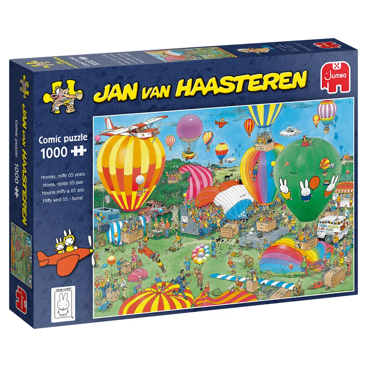 Jumbo Hooray, miffy 65 years 1000 Parça 20024 Puzzle