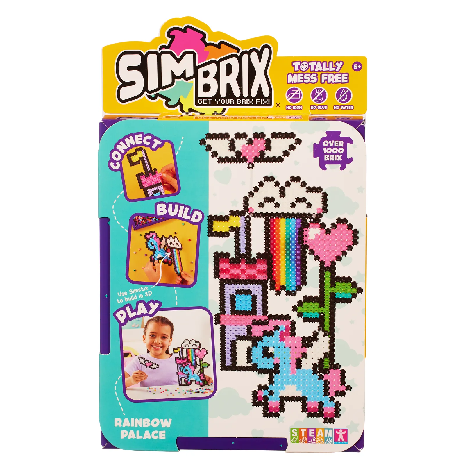 Simbrix Starter Pack Asst-rainbow & Unicorns 39218 Puzzle